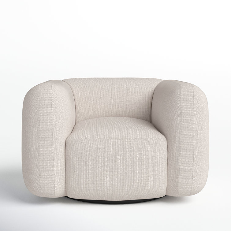Lainey Upholstered Swivel Armchair AllModern